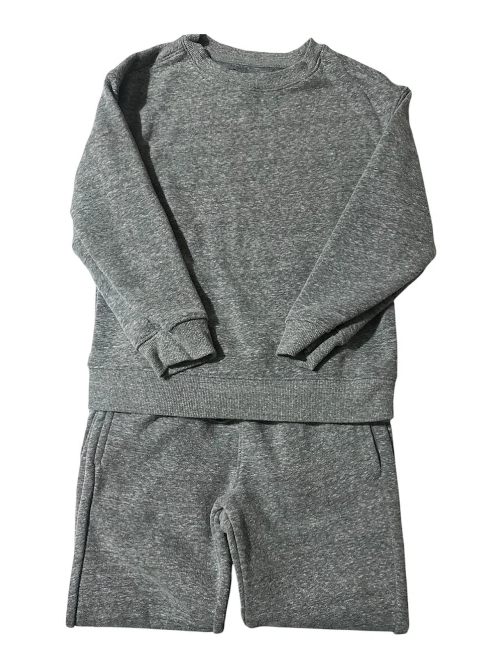 CAT & JACK Boys Heather Gray Sweatsuit Size XS (4-5)